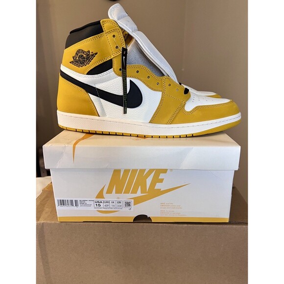 Nike Air Jordan 1 Retro High OG Yellow Ochre (Men\'s) DZ5485-701 Size 15 NEW main image 5